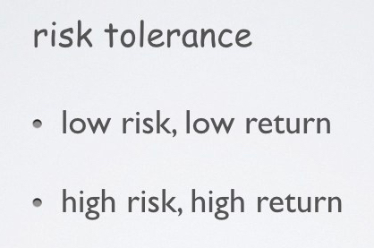 4 risk tolerance